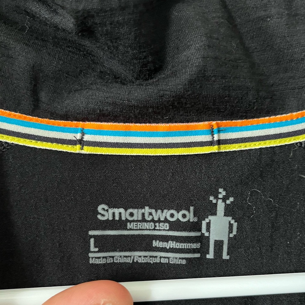 Men’s smartwool merino base layer 1/4 zip